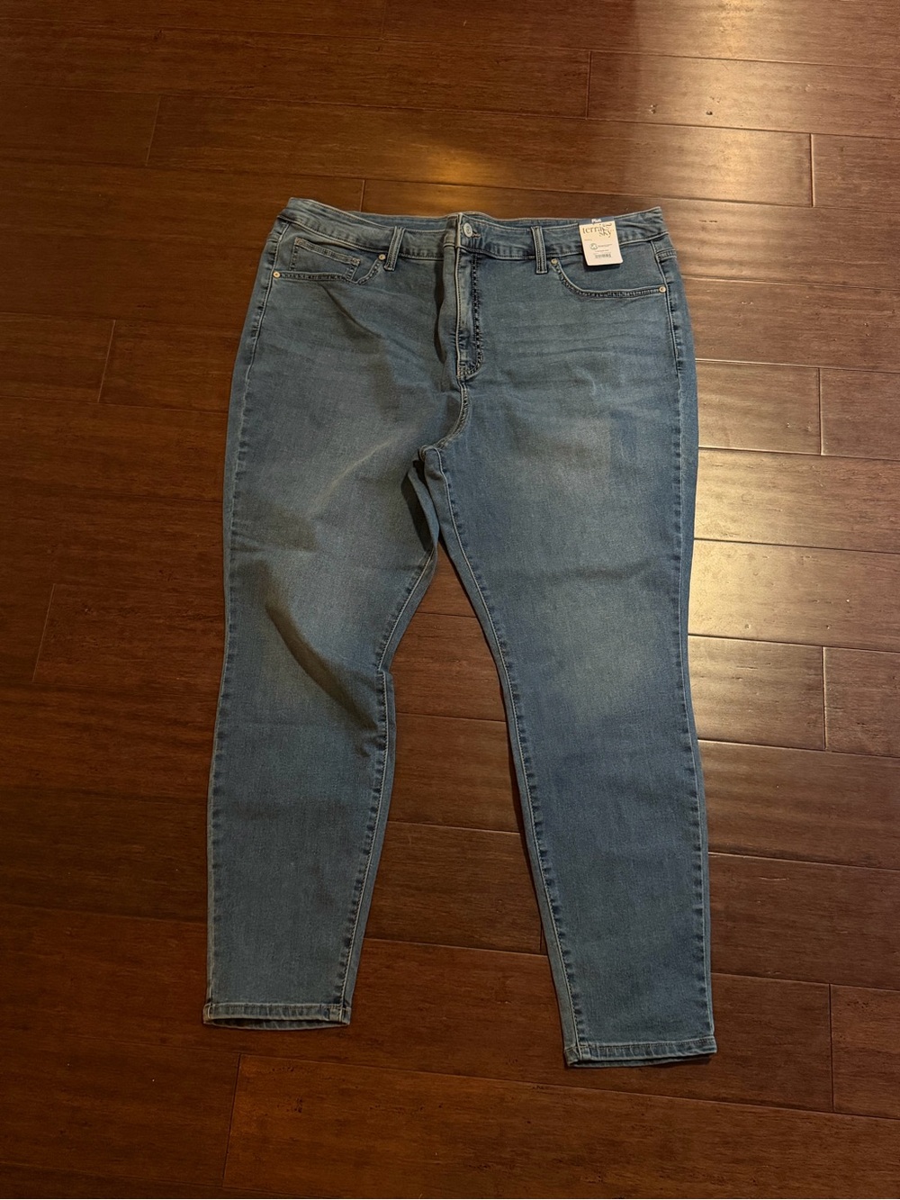 Terra & Sky Women's Blue Skinny Jeans